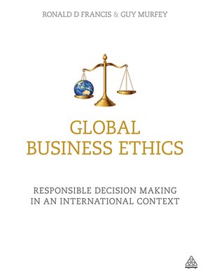 cover image of Global Business Ethics